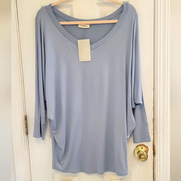 eesome NWT Dolman Sleeve Top Large - Picture 2 of 8